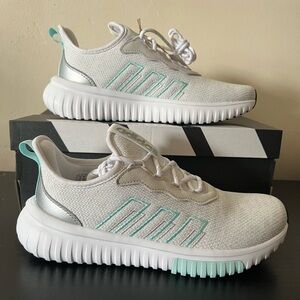 adidas Kaptir Flow 2.0 Sneakers Semi Flash Aqua/White JR8502 Women’s Size 8 BNIB